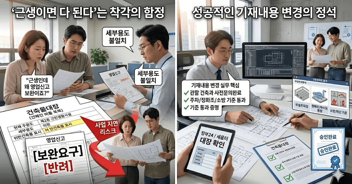 건축물대장 기재내용 변경 실무 총정리