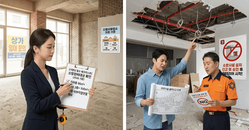 소방완비대상 확인법과 주의사항
