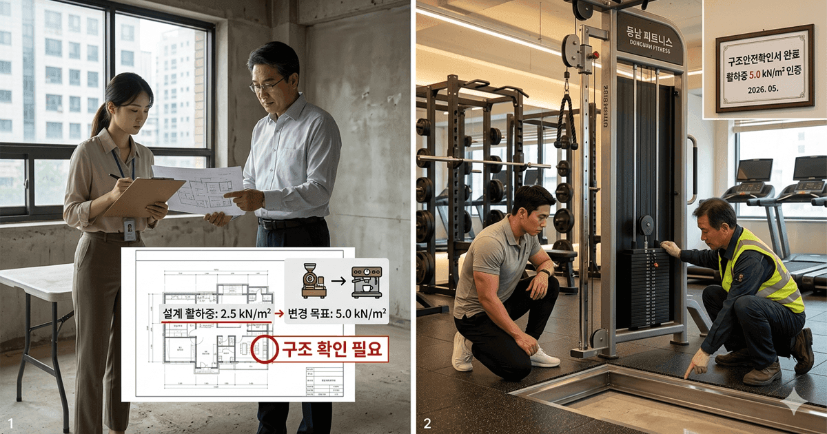 용도변경과 바닥 하중