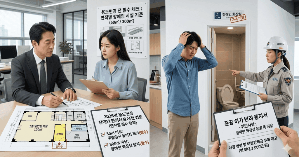 용도변경과 장애인 편의시설 설치기준