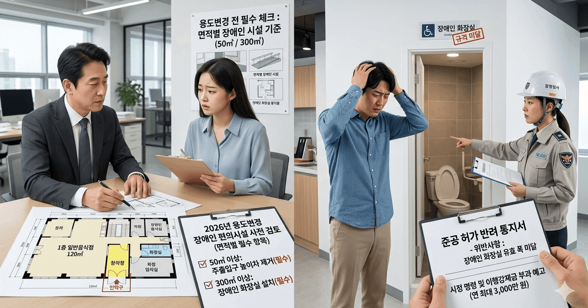 용도변경과 장애인 편의시설 설치기준